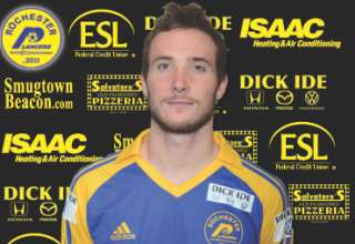 Paul Craig, in Rochester Lancers' colours.