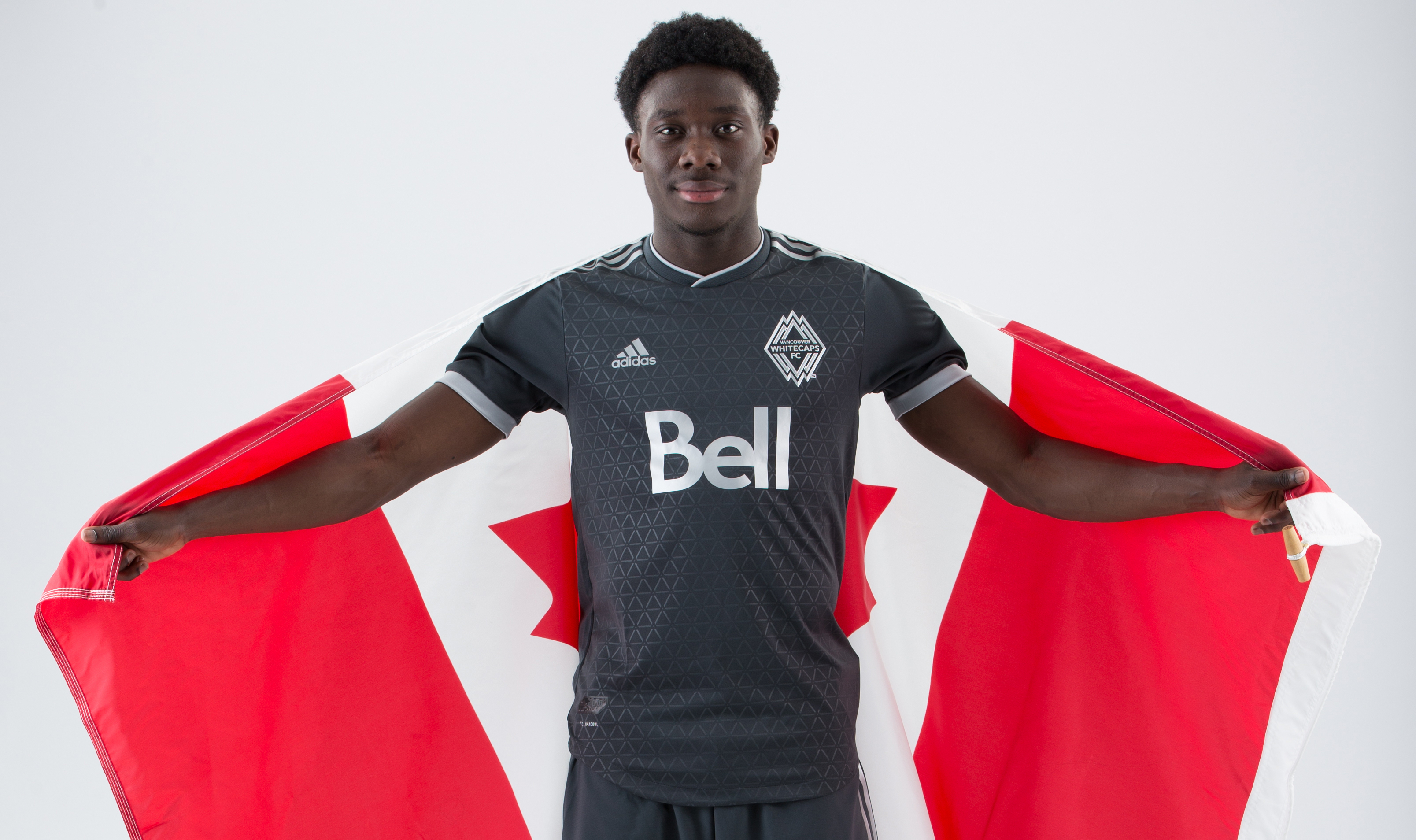 MEN-M ALPHONSO DAVIES VANCOVER WHITECAPS ADIDAS CLIMACOOL PRO/AUTHENTIC  JERSEY